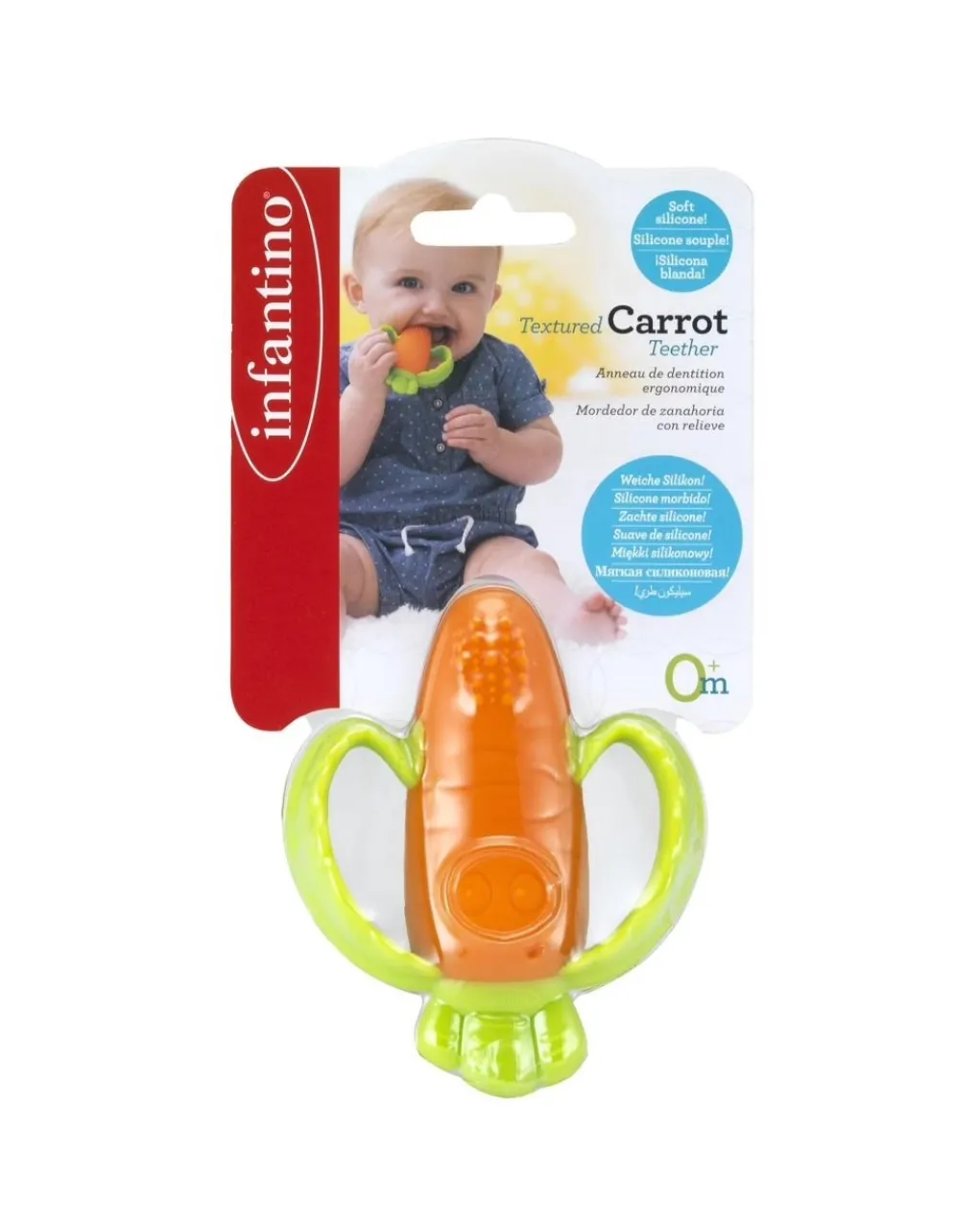 Infantino Giochi Primi Mesi-- Massaggiagengive Carota
