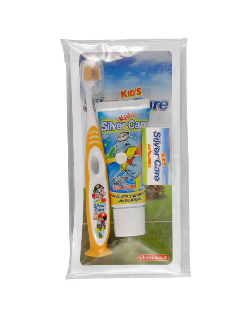 Silver Care Primi Dentini-Kids Brush Kit - Spazzolino Dentifricio