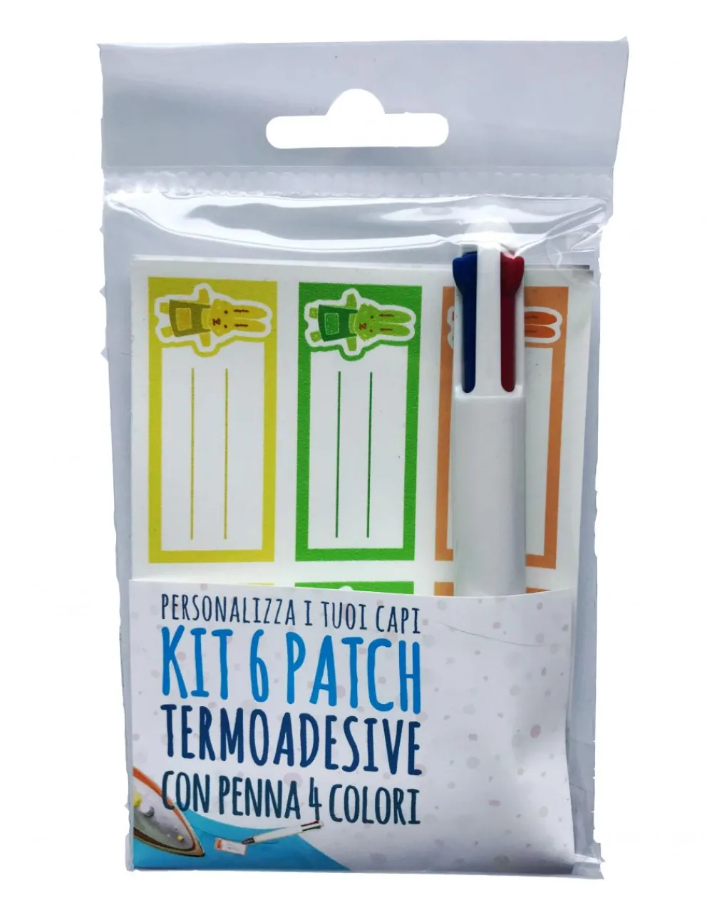 AREA BUSINESS Complementi D'Arredo-Kit Etichette Termoadesive Marcabiancheria E Penna? 4 Colori?