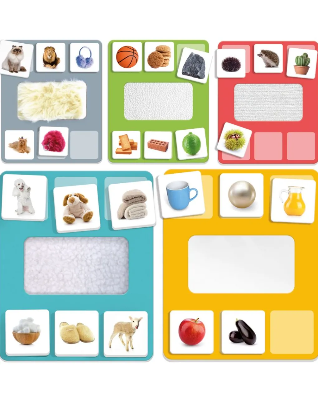 Headu Giochi Didattici-La Mia Prima Enciclopedia Tattile Montessori. Gioca E Scopri Con Le Speciali Tessere 2/4 Anni -