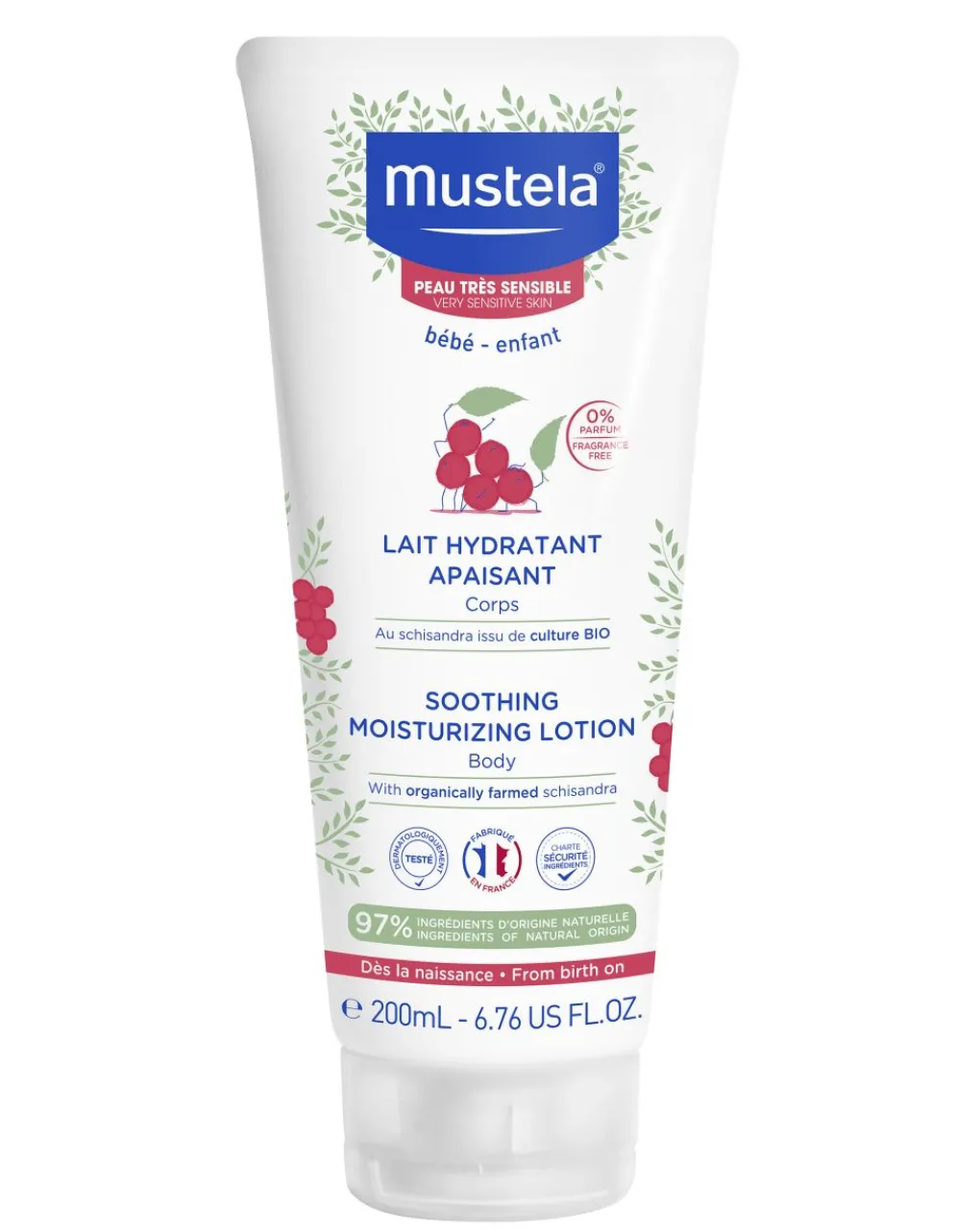 Mustela Creme Olii E Burrocacao-Latte Corpo Lenitivo 200Ml -