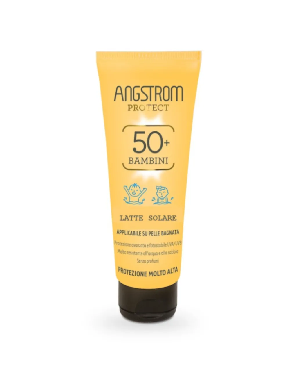 Angstrom Solari E Doposole-Latte Solare Bambini Idratante Pelle Bagnata Spf 50+ | 250Ml -
