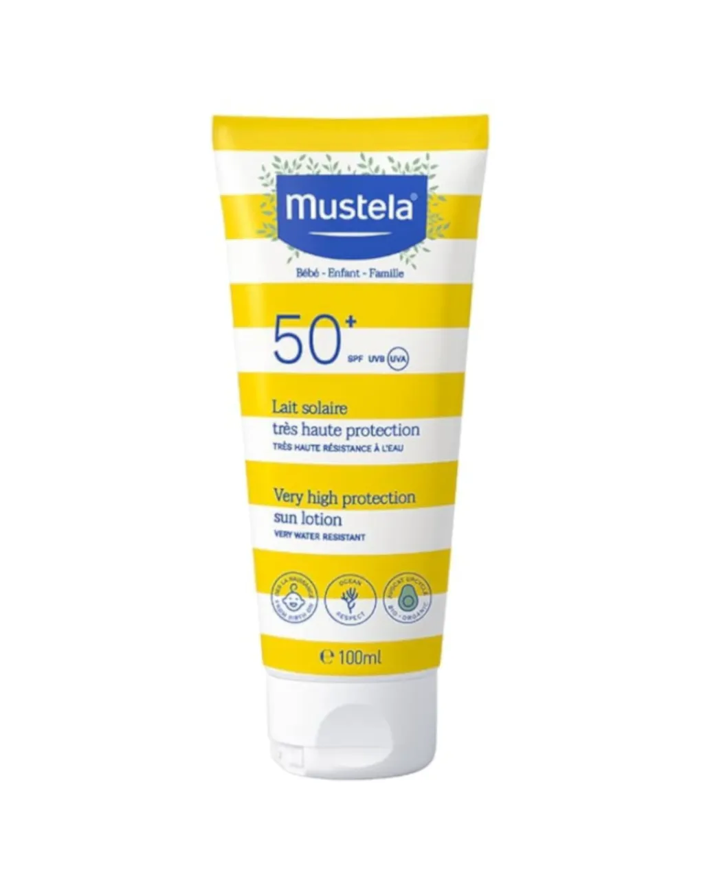 Mustela Solari E Doposole-Latte Solare Protezione Molto Alta Spf50+ 100Ml -