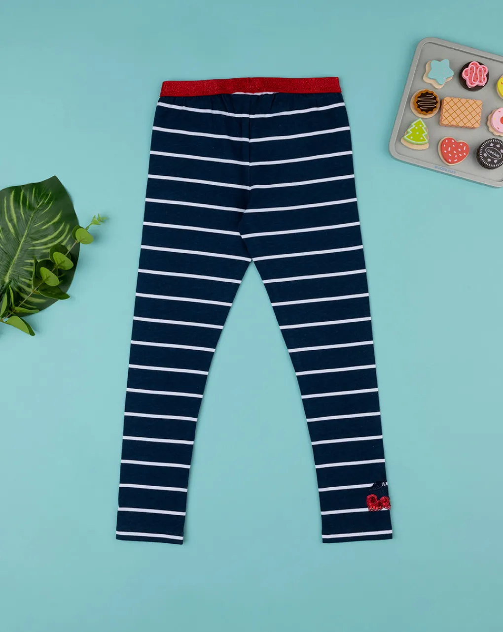 Prenatal Leggings E Gonne-Legging Bimba Blu Rigato