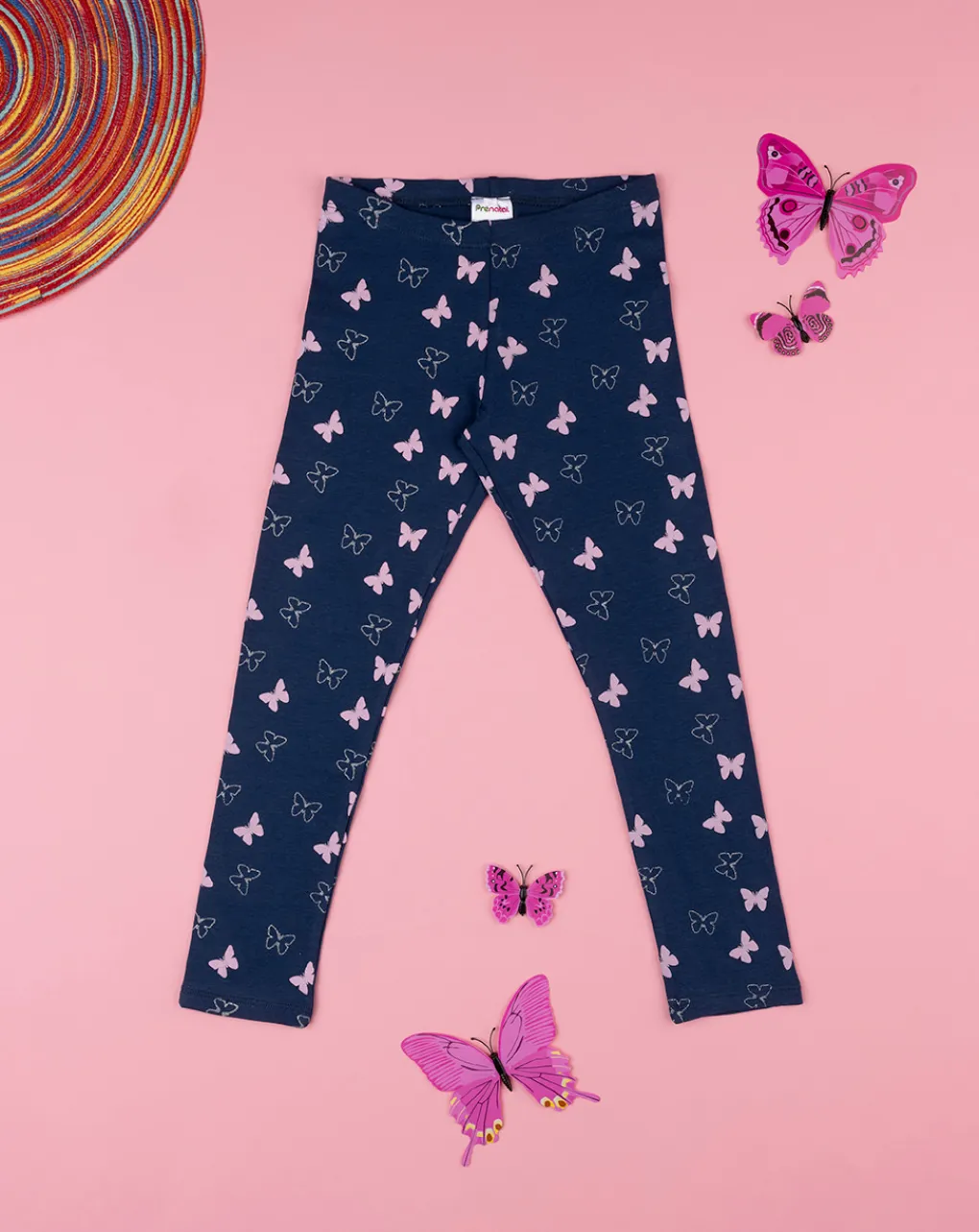 Prenatal Leggings E Gonne-Legging Jersey Bimba "Farfalle”