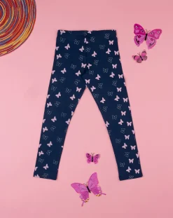 Prenatal Leggings E Gonne-Legging Jersey Bimba "Farfalle”