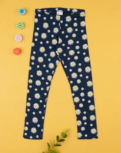 Prenatal Leggings E Gonne-Legging Jersey Bimba "Margherite” Blu