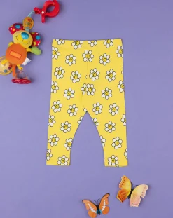 Prenatal Leggings E Gonne-Legging Jersey Bimba "Margherite” Giallo