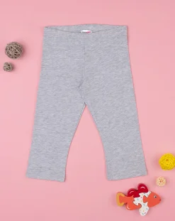 Prenatal Leggings E Gonne-Leggings Bambina Grigio Melange Basic