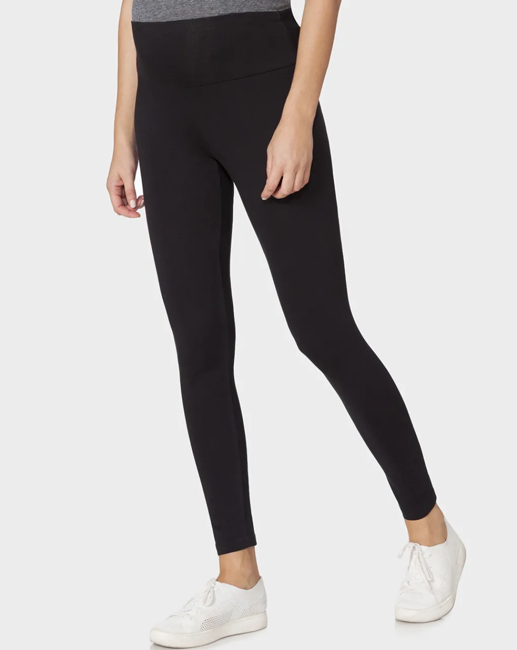 Prenatal Pantaloni Gonne E Leggings-Leggings Nero Con Fascia