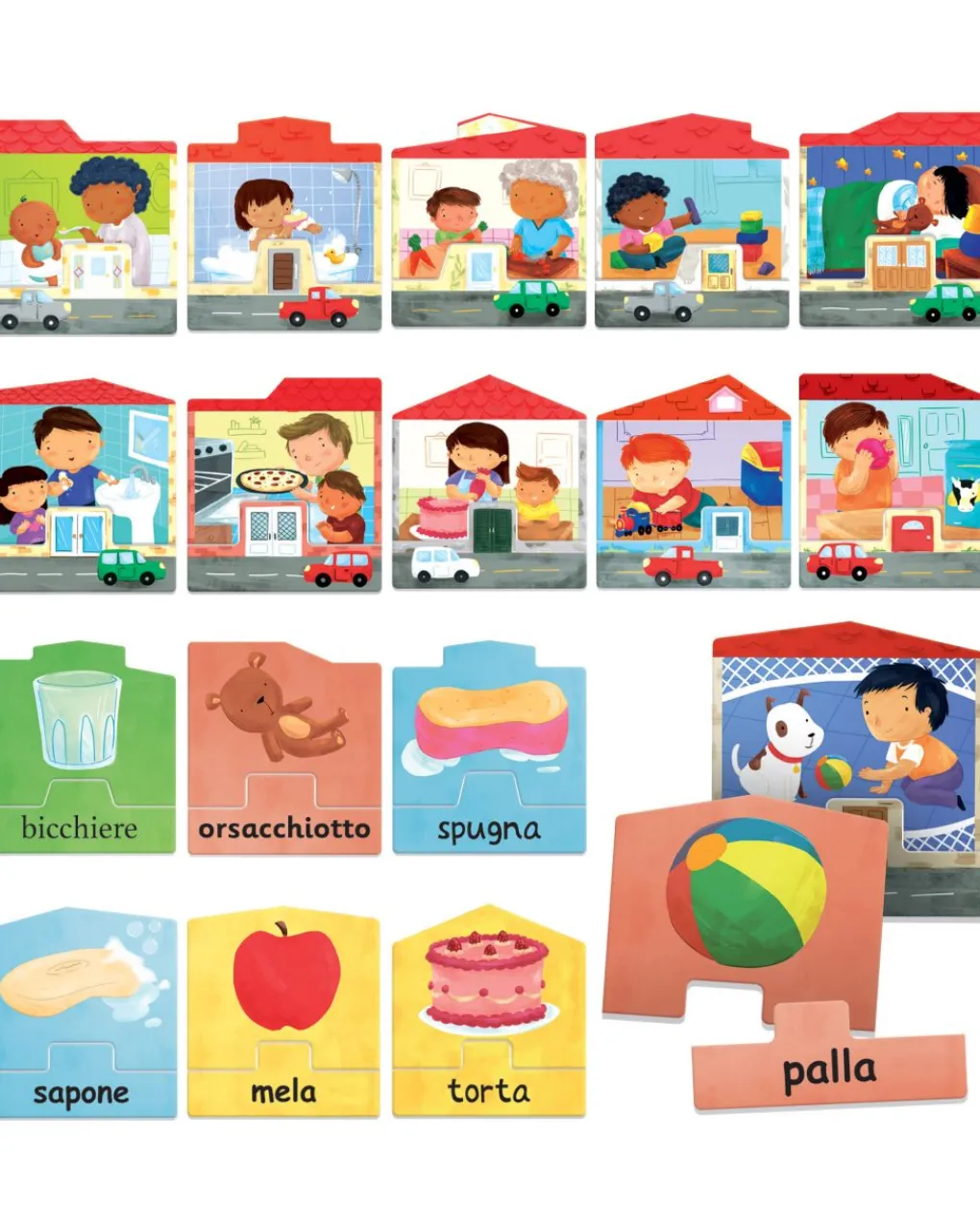 Headu Giochi Didattici-Leggo Da Piccolo. Con L’Originale Metodo Delle Casette 2/4 Anni -