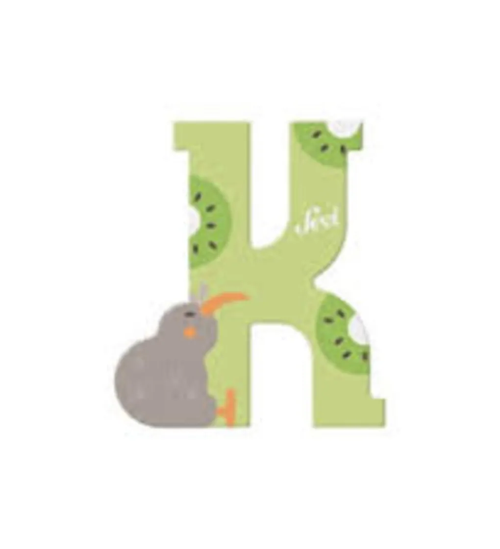 Sevi Giochi In Legno-Lettera K Kiwi