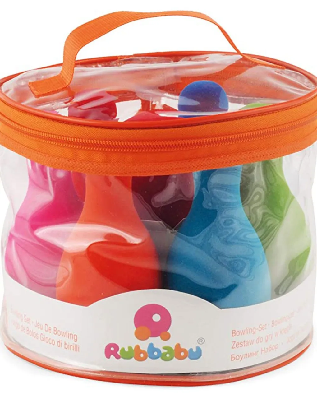 Rubbabu Giochi Primi Mesi-Little Bowling Set -