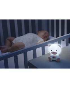 Chicco Giochi Primi Mesi-Luce Notturna Orsetto Dreamlight Rosa -