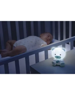 Chicco Giochi Primi Mesi-Luce Notturna Orsetto Dreamlight Azzurro -
