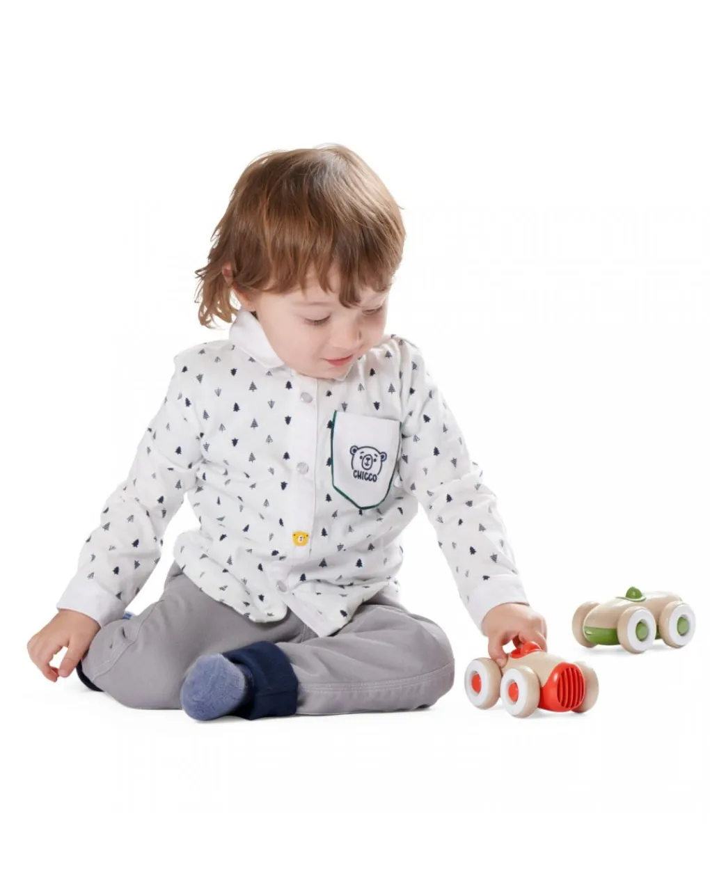 Chicco Giochi Primi Mesi-Macchinina Rossa Eco+
