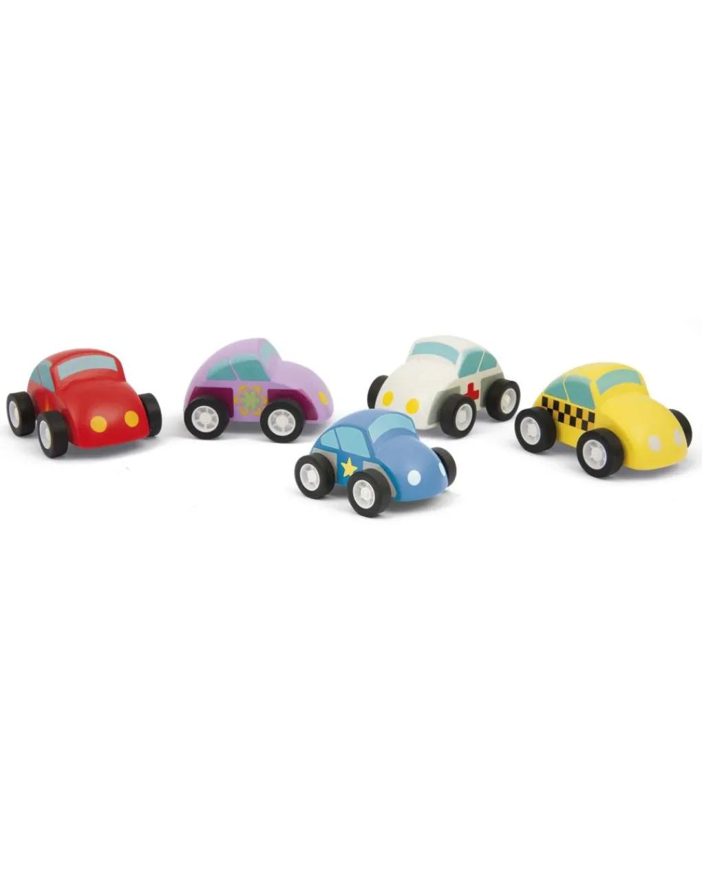 Wood'N'Play Giochi Primi Mesi-Macchinine In Legno - Wood’N’Play
