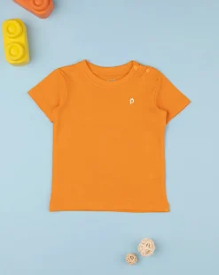 Prenatal Magliette Camicie E Body-Maglia Arancione Mezza Manica Bimbo