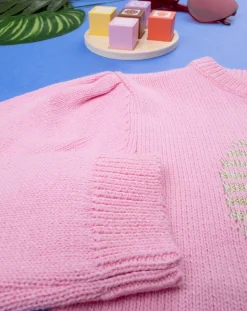 Prenatal Felpe E Maglioni-Maglia Tricot Bimba Rosa