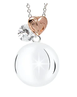Mamijux Chiama Angeli-Chiama Angeli Con Cuore Centrale Con Piedini Incisi In Oro Rosa