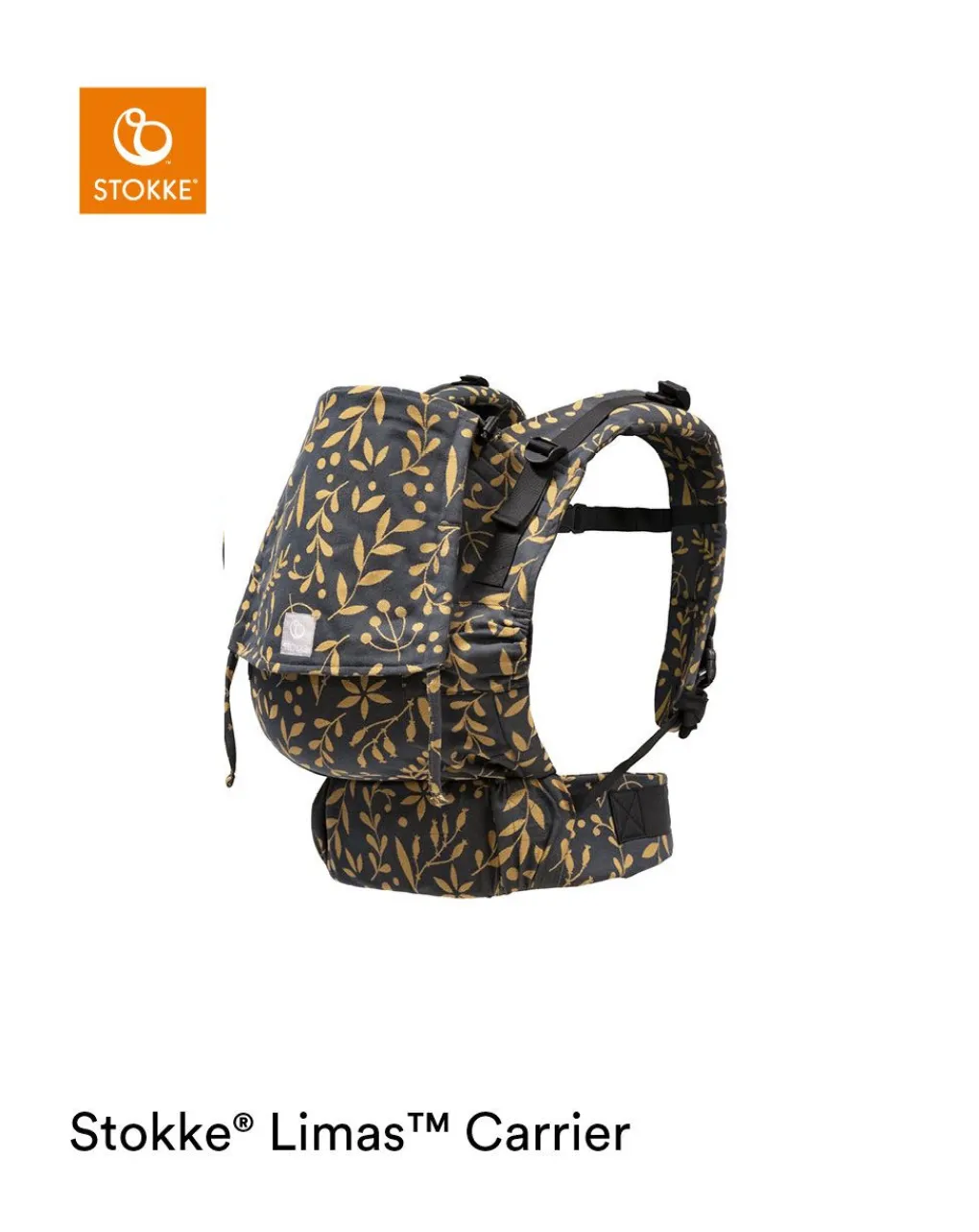 Stokke Marsupi E Zaini-Marsupio ?Limas?? Carrierflex Floral Gold - ?