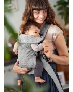 Baby Bjorn Marsupi E Zaini-Marsupio Mini 3D Mesh Grigio - Babybjorn