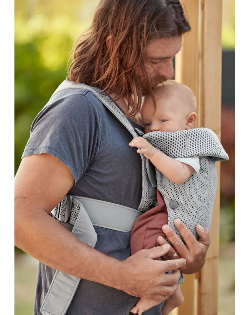Baby Bjorn Marsupi E Zaini-Marsupio Mini 3D Mesh Grigio - Babybjorn