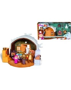 Masha&Orso Giochi Interattivi E Prescolari-Masha & Orso - Masha Casa Di Orso Neve Con Personaggi