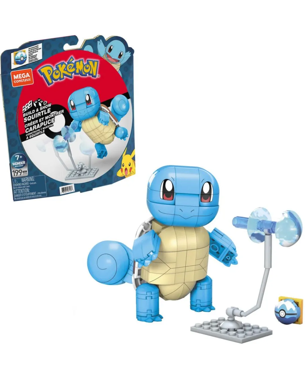 Mega bloks Costruzioni Giocattolo-Megapokemon Squirtle - Mega Pokemon