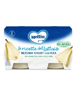 Mellin Merende Al Latte E Yogurt-- Merenda Yogurt Pera 2X120G