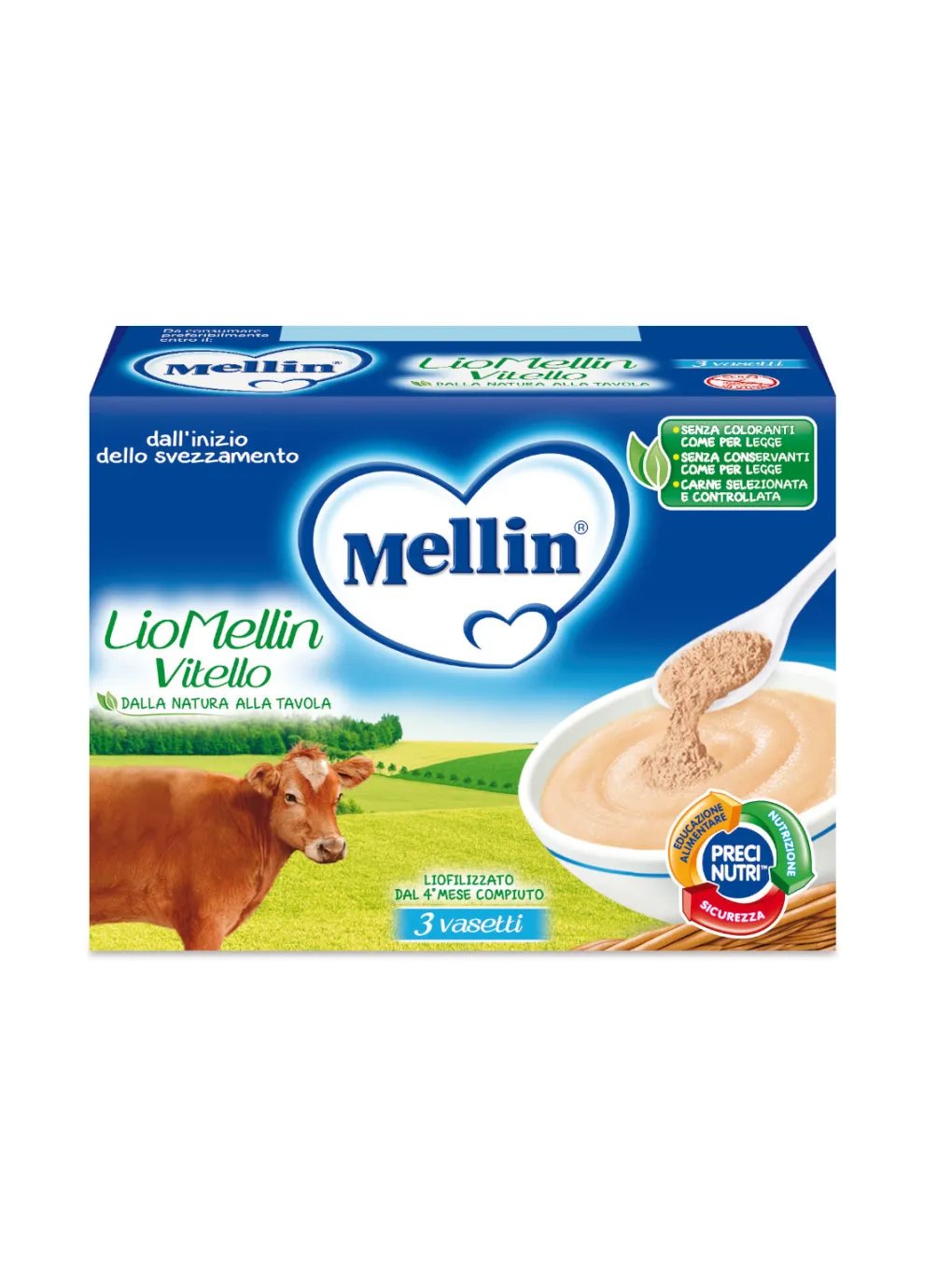 Mellin Liofilizzati-Liofilizzato Vitello 3×10 Gr