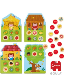 Goula Giochi Didattici-Memo Lotto I 3 Porcellini -