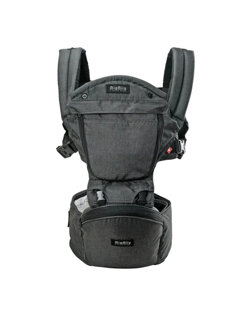 Miamily Marsupi E Zaini-Hipster Plus Charcoal Grey