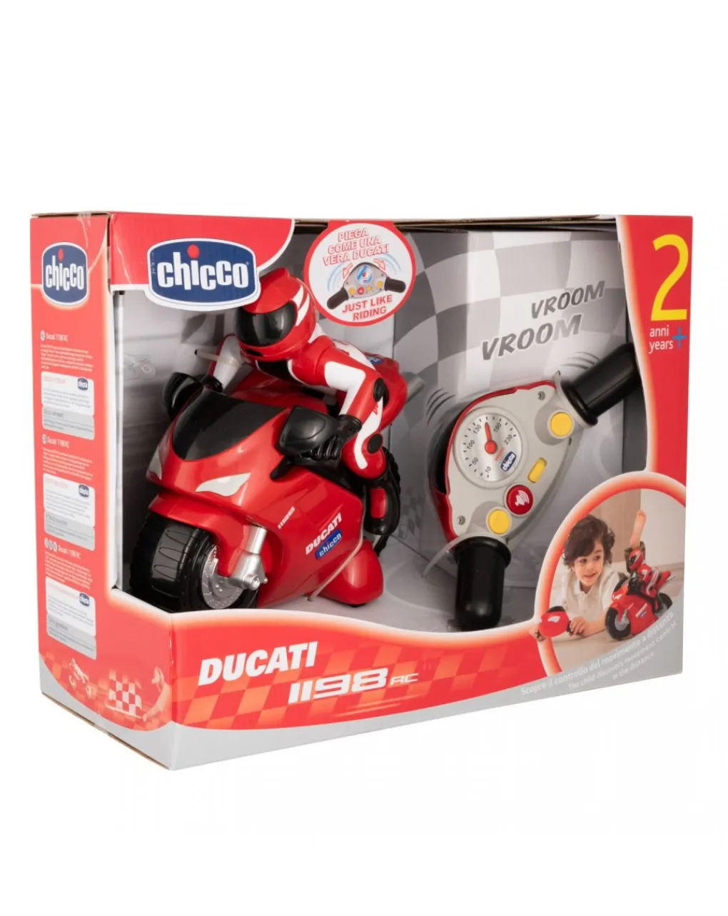Chicco Veicoli Giocattolo E Radiocomandi-Moto Ducati Radiocomandata 1198 Rc -