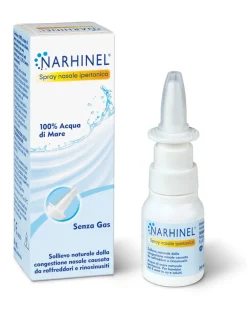 Narhinel Cura Naso Occhi E Orecchie-- Spray Nasale Ipertonico Con Acqua Di Mare - 20 Ml