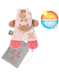 Nattou Bambole Personaggi E Accessori-- Doudou Giraffa Con Gel Pack