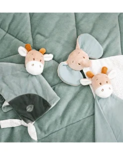 Nattou Pupazzi Peluche E Dou Dou-- Doudou In Cotone Luna La Giraffa