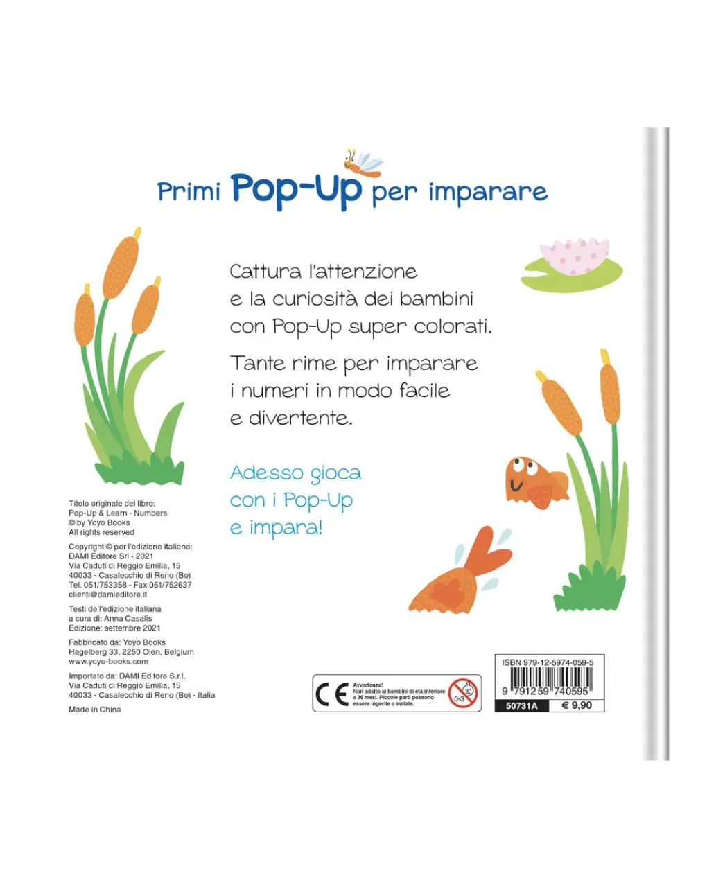 Dami Libri E Audiolibri Per Bambini-Numeri Libro Pop-Up - Editore