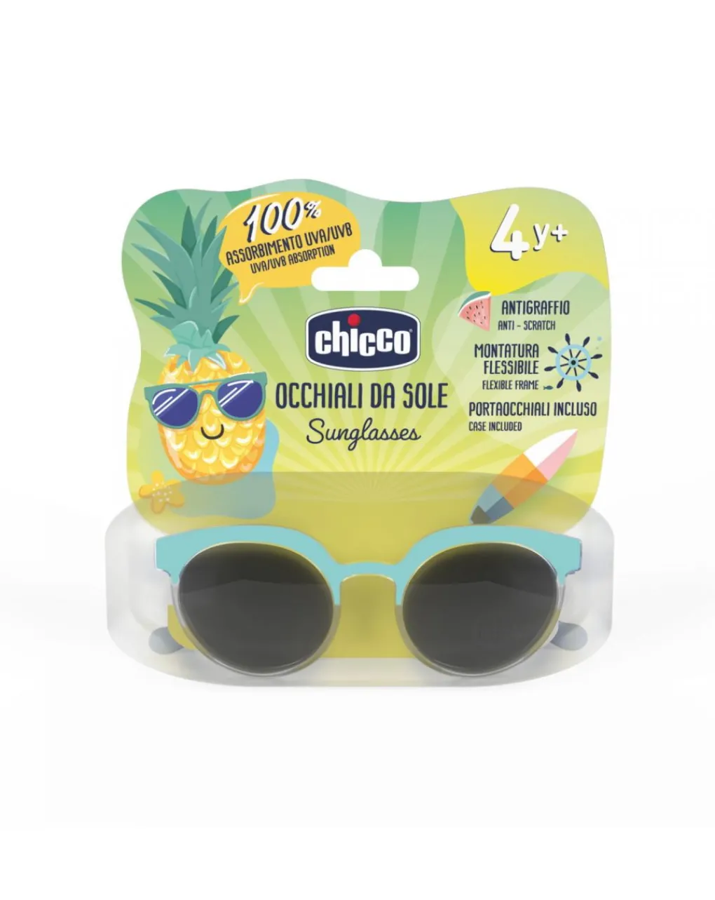 Chicco Accessori Bambina-Occhiali Da Sole 4 Anni+ Azzurri -