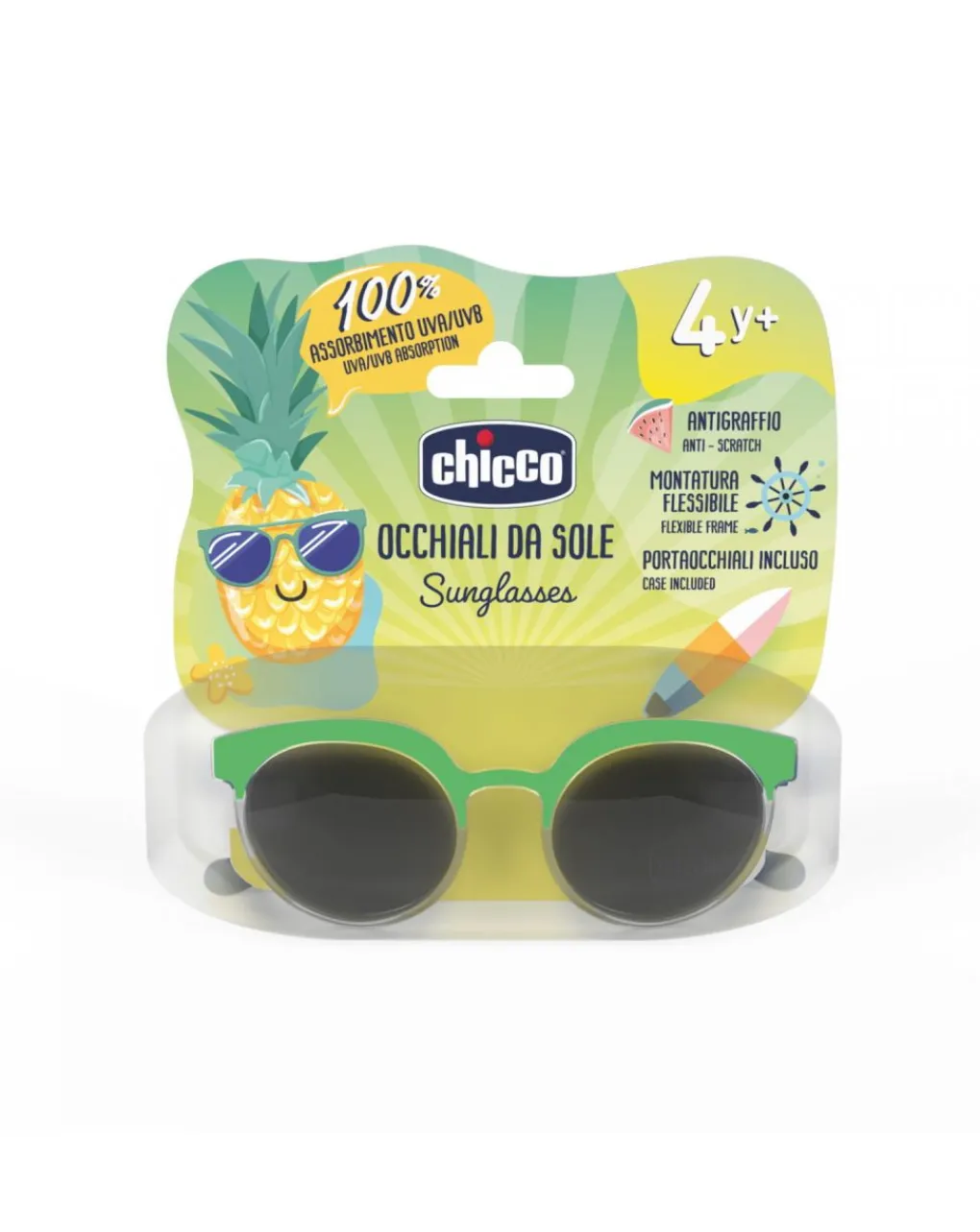 Chicco Accessori Bambino-Occhiali Da Sole 4 Anni+ Verdi -