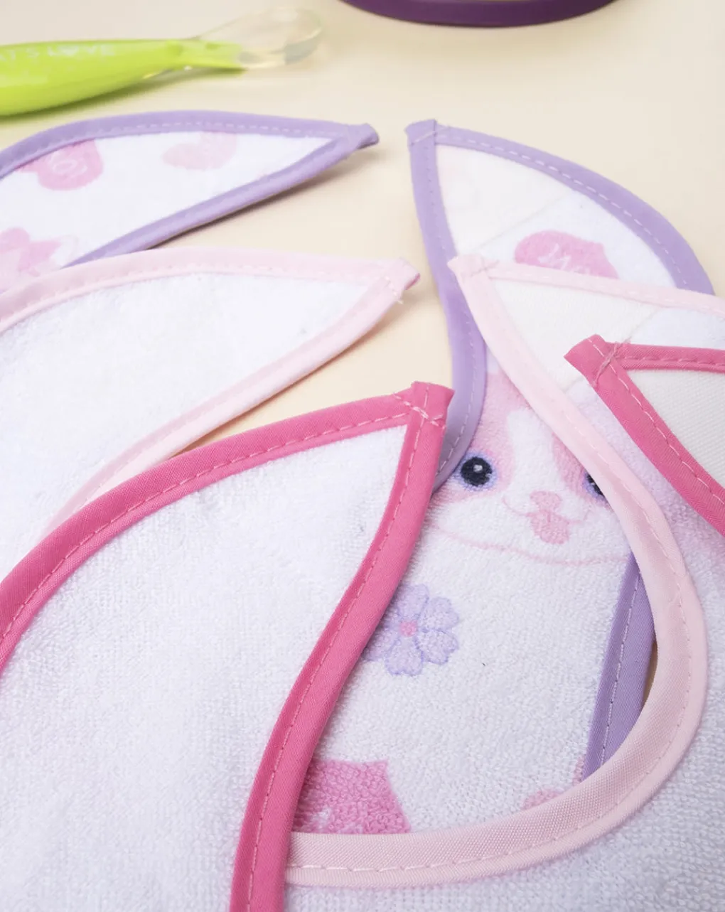 Prenatal Bavaglini-Pack 3 Bavaglini Plastificati Girl