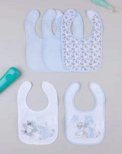 Prenatal Bavaglini-Pack 5 Bavaglini Plastificati