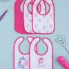 Prenatal Bavaglini-Pack 5 Bavaglini Spugna Bimba