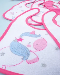 Prenatal Bavaglini-Pack 5 Bavaglini Spugna Bimba