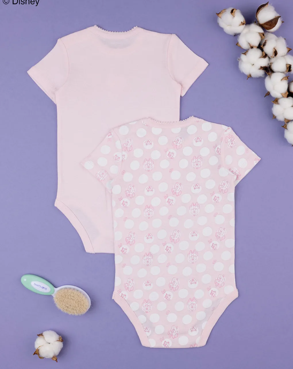 Prenatal Body Intimo E Calze-Pack 2 Body Costina Bimba "Minnie”