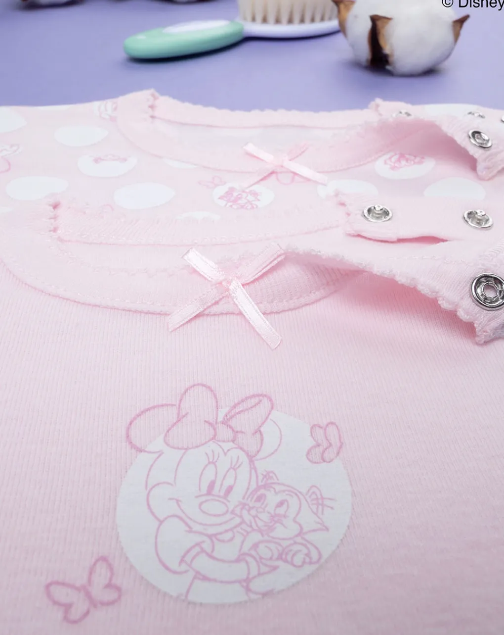 Prenatal Body Intimo E Calze-Pack 2 Body Costina Bimba "Minnie”