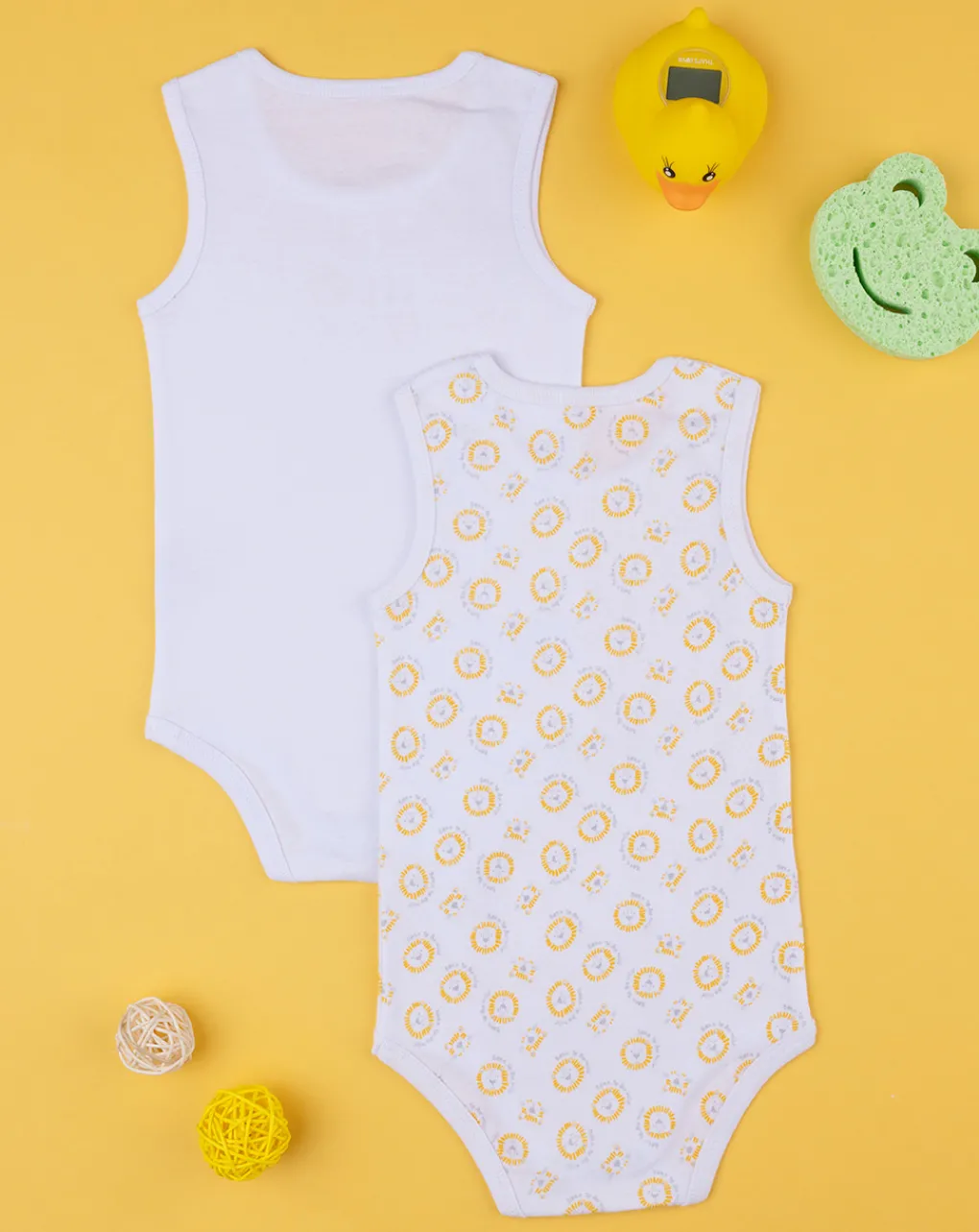 Prenatal Body Intimo E Calze-Pack 2 Body Costina Bimbo "Giungla”