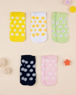 Prenatal Intimo E Calze-Pack 5 Calze Bambina Margherite
