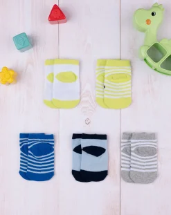 Prenatal Body Intimo E Calze-Pack 5 Calze Bimbo "Dino”