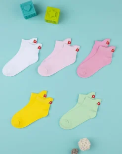 Prenatal Intimo E Calze-Pack 5 Calze Corte Bambina Frutta